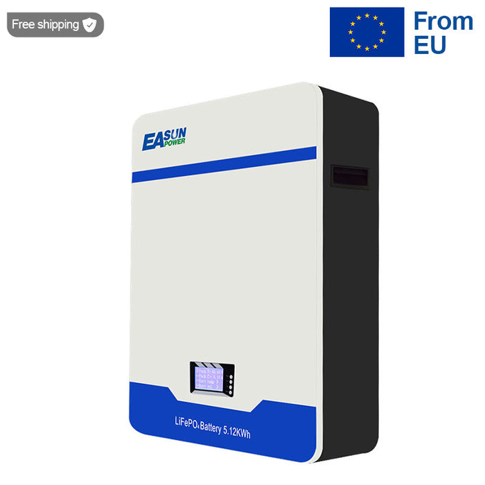[0% Vat] Easun Power 51.2.V 100AH LiFePO4 Battery with BMS