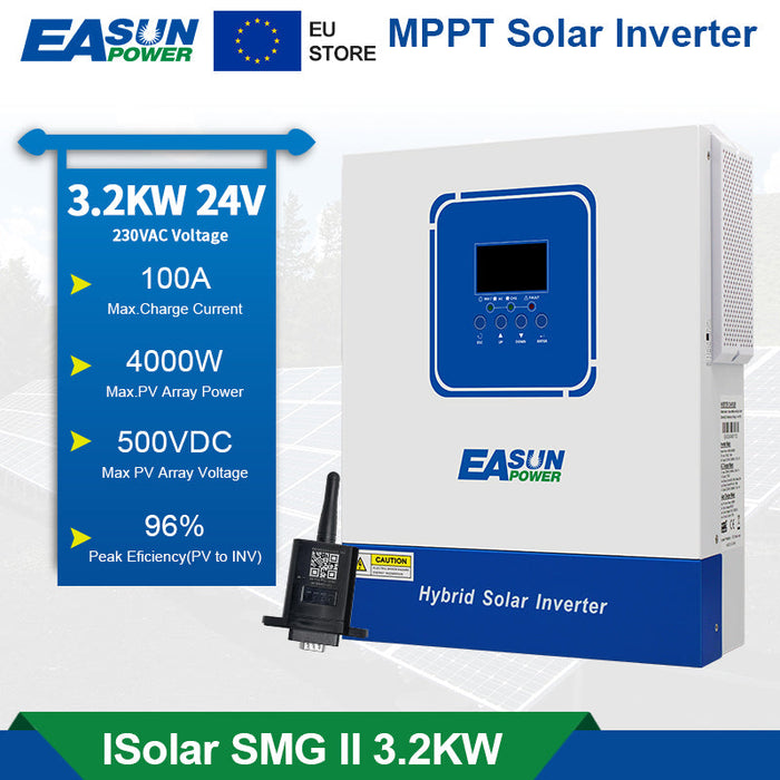 EasunPower 3.2KW 4KW Solar INVERTER 100A MPPT With WiFi