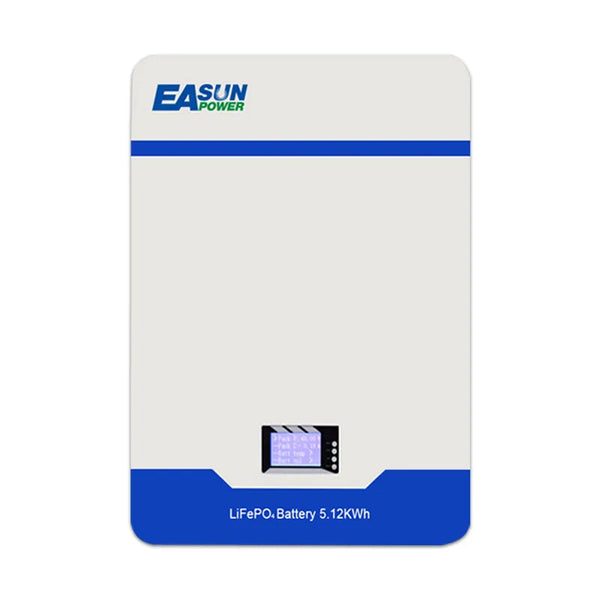 Easun Power 51.2V 100Ah / 200Ah LiFePO4 Solar Battery Energy Storage with Built-in BMS for Off Grid System