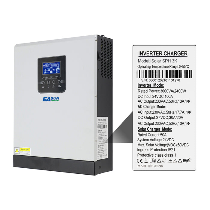 EASUN 3000W 230VAC 24VDC Solar Off-grid Inverter