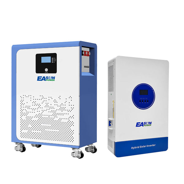 Easun Power 11kW Off Grid Solar Inverter  + 51.2V 300Ah LiFePO4 Battery 15kWh Energy Storage System