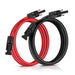 12AWG Solar Panel Extension Cable MC4 Connector Wire Male Female Black&Red