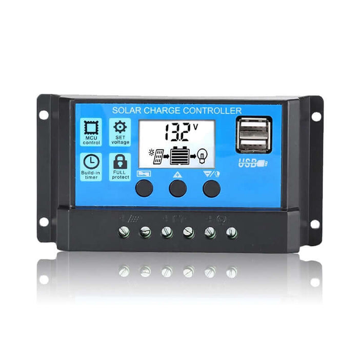 EASUN 10A-60A 12V/24V PWM Solar Charge Controller