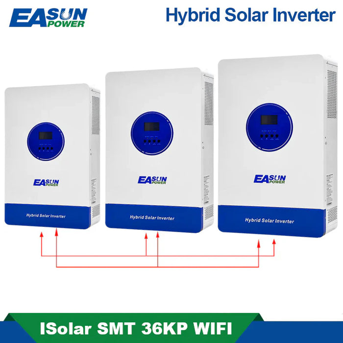 EASUN 11kW Off Grid Solar Inverter with 160A MPPT, Pure Sine Wave, Parallel Support & WiFi Monitoring