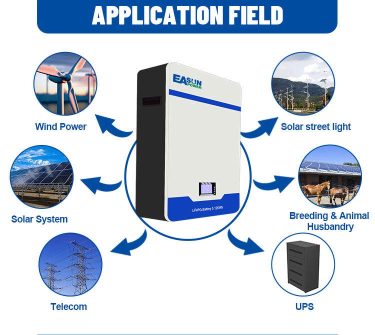 10.24kWh 200Ah Solar LiFePO4 Storage Battery Pack 51.2V BMS CAN RS485 6000+Cycle